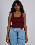 The Tank Top - Red Wine