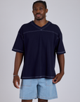 Burly Jersey - Navy