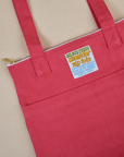 Hot Pink Over-Shoulder Zip Mini Tote
