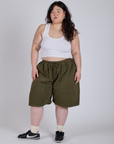 Drawstring Shorts - Surplus Green