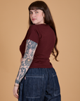The Organic Vintage Tee - Red Wine