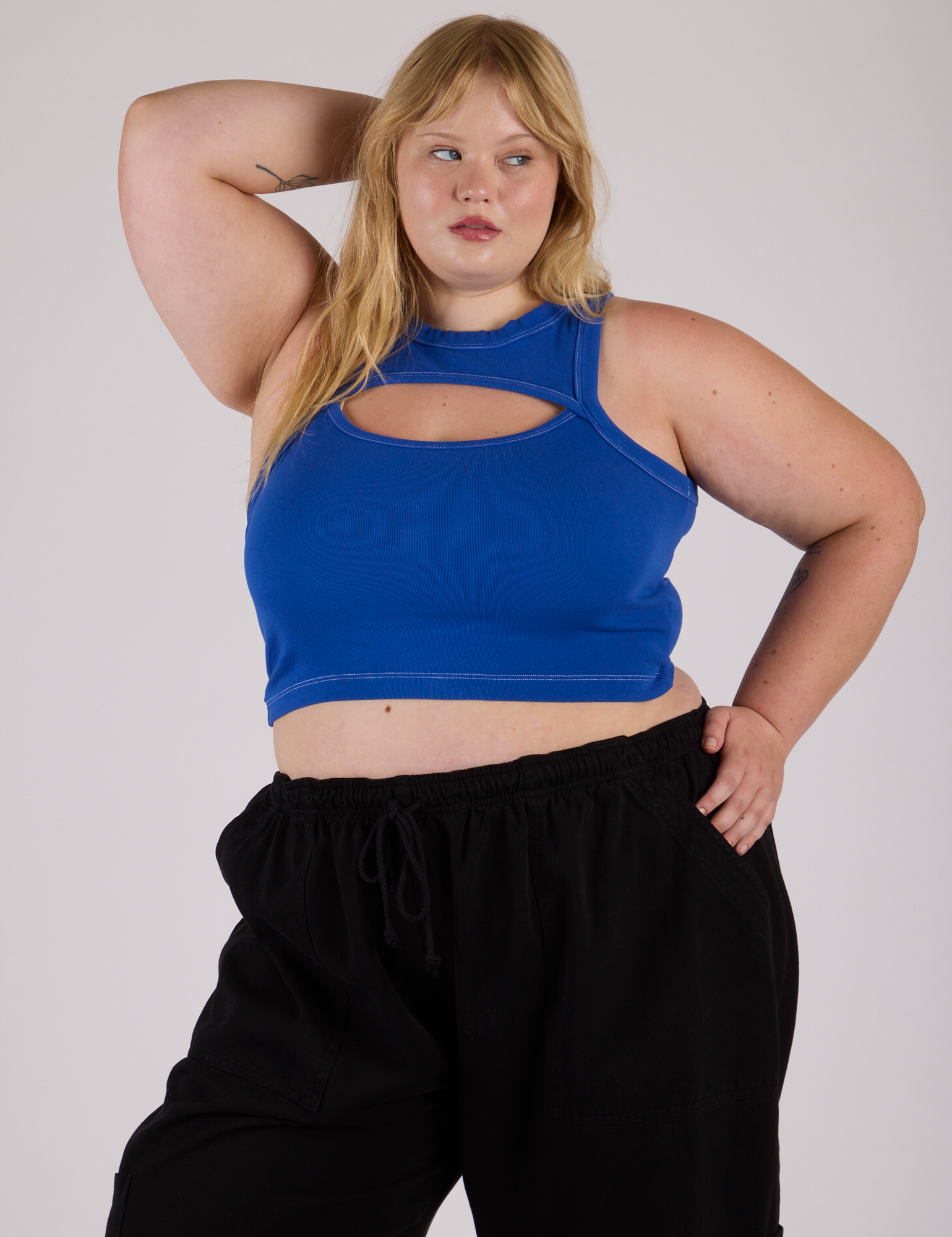 Porthole Tank - Royal Blue