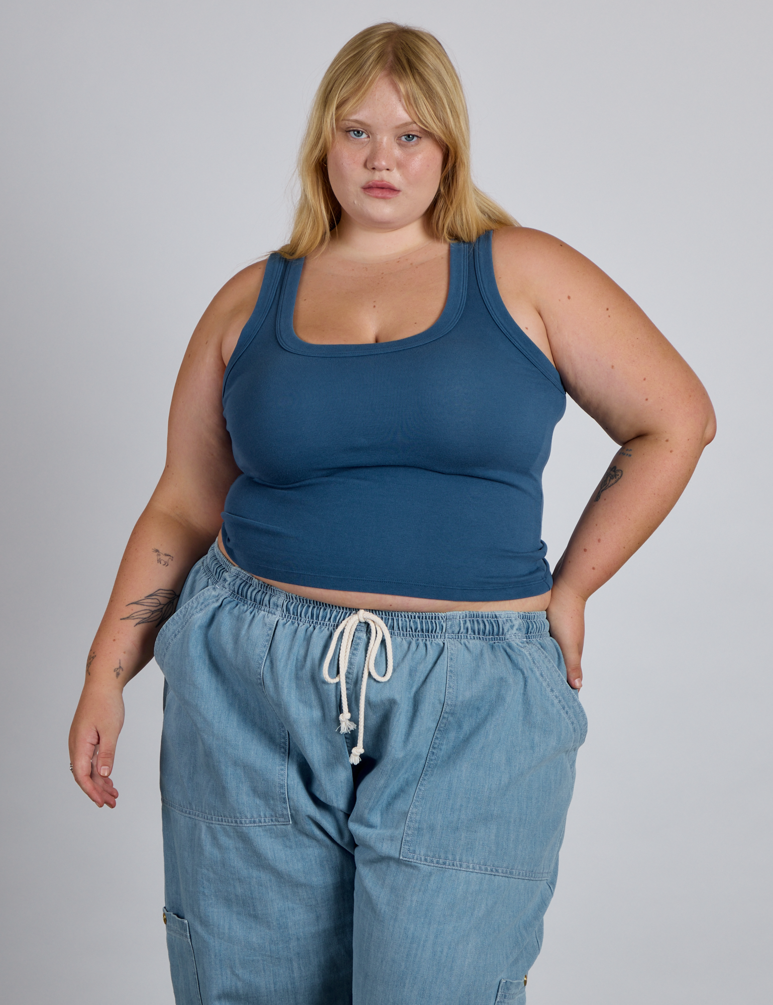 The Tank Top - French Blue