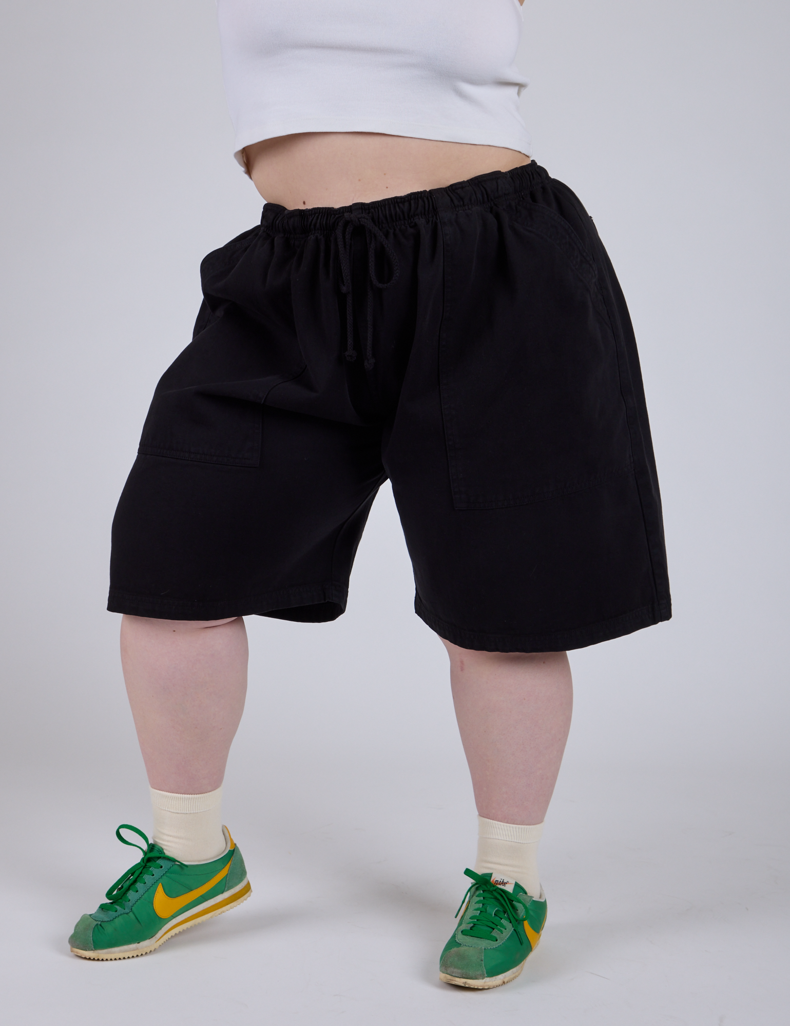 Drawstring Shorts - Basic Black