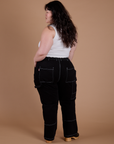 Back view of Carpenter Jeans in Black on Ashley