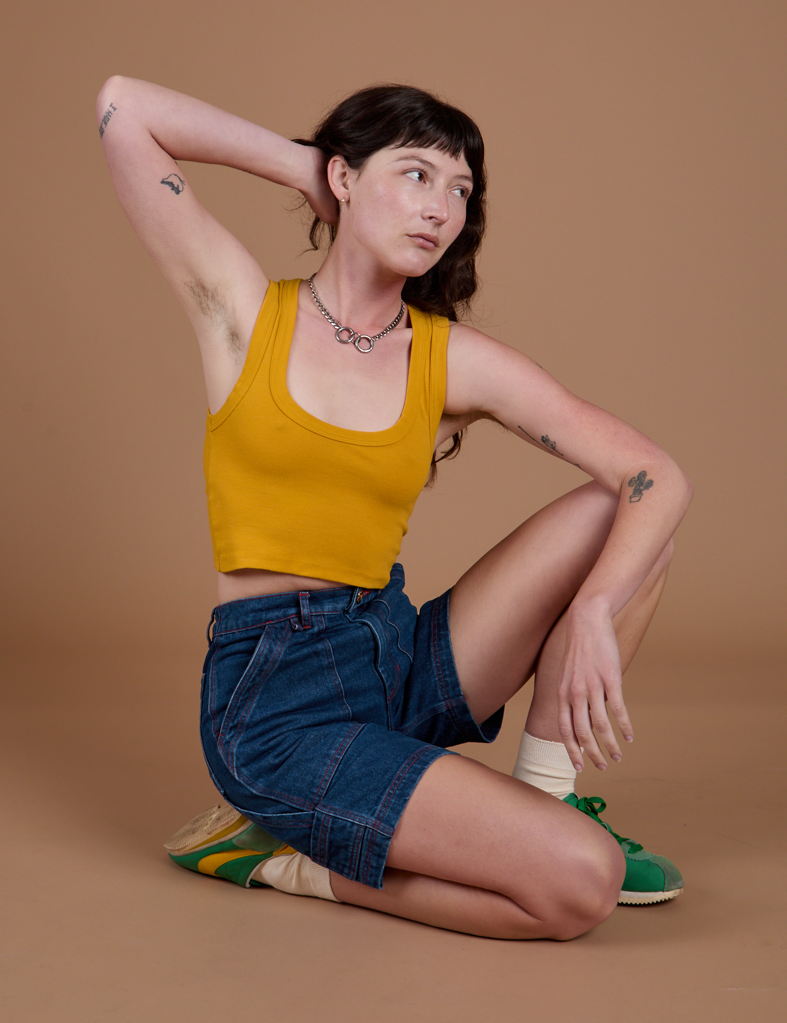 Carpenter Shorts - Dark Wash