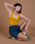 Carpenter Shorts - Dark Wash