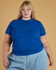 The Organic Vintage Tee - Royal Blue