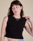 Muscle Tee in Basic Black on Alex