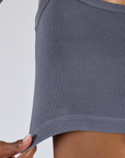 Porthole Tank - Washed Grey