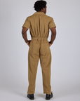 Short Sleeve Jumpsuit - Desert Brown