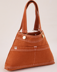 Overall Handbag in Burnt Terracotta angled view