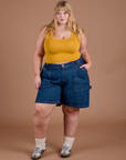 Carpenter Shorts - Dark Wash