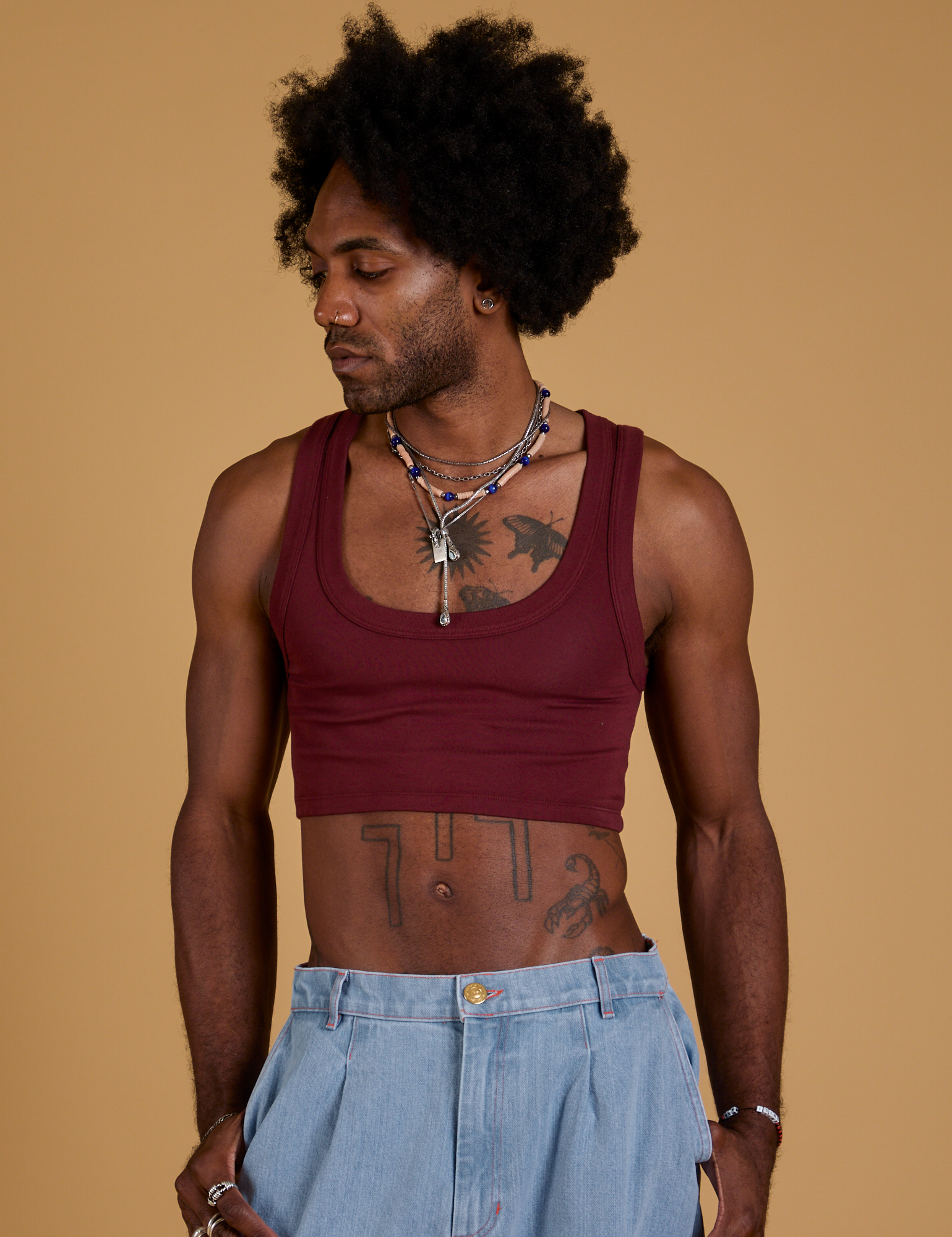 Mini Tank in Red Wine on Jerrod