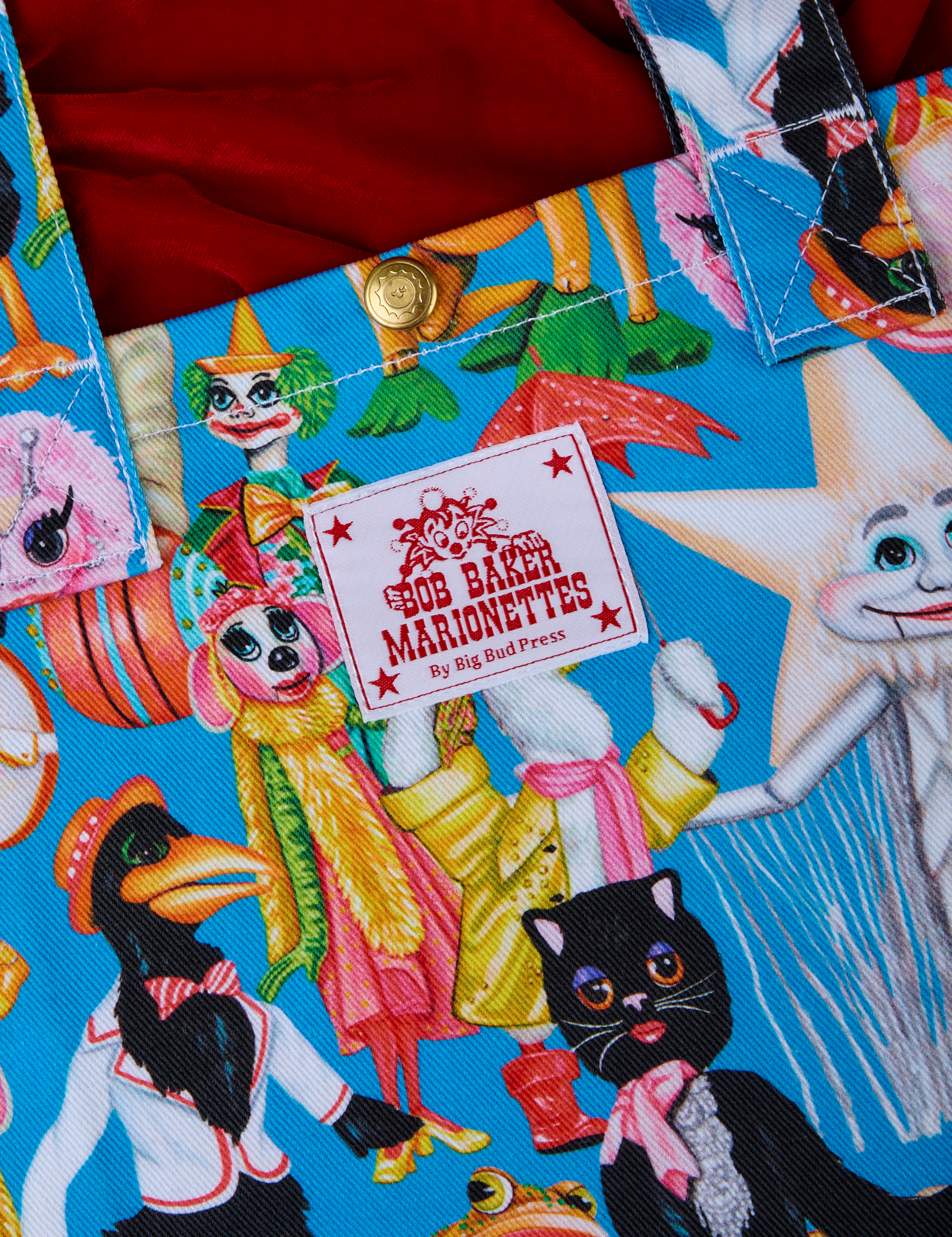 Bob Baker Puppets Printed Bags