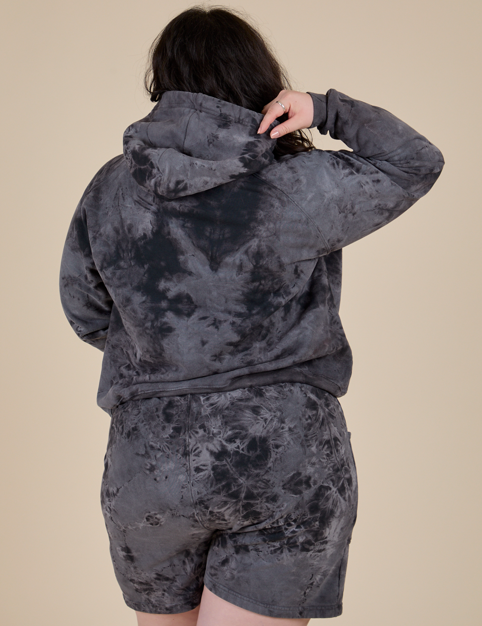 Heavyweight Oversized Hoodie - Black Magic Waters