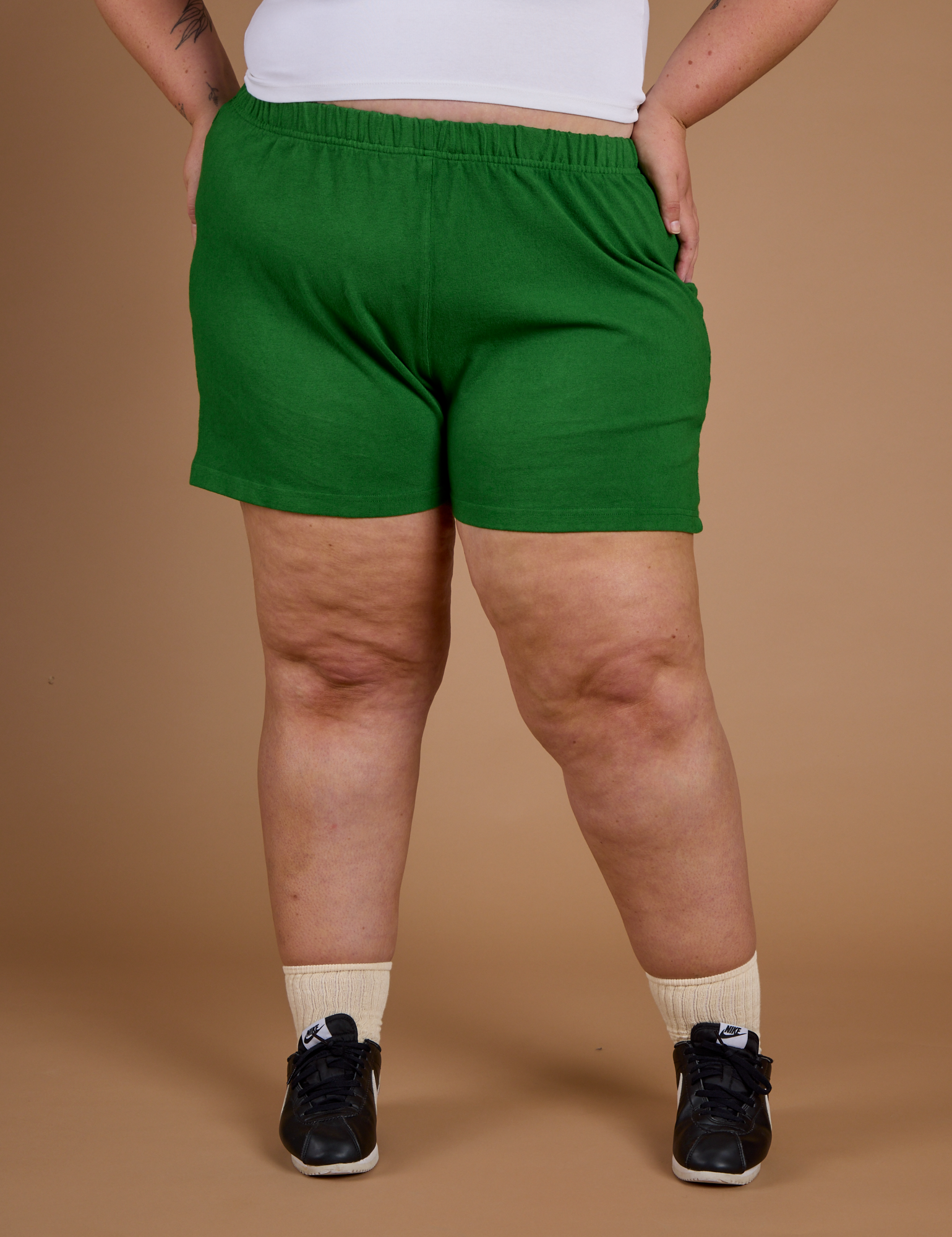TRY-A-STYLE - Athletic Shorts - Forest Green *FINAL SALE*