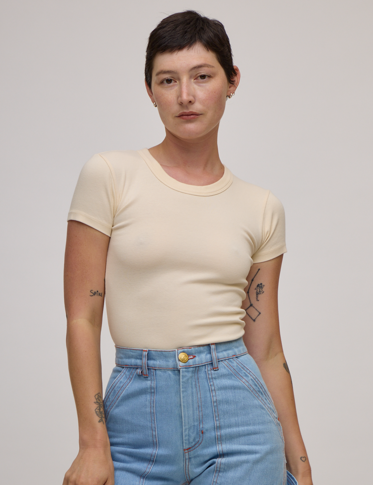 Baby Tee - Vintage Tee Off-White