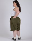 Drawstring Shorts - Surplus Green