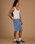 Carpenter Shorts - Medium Wash