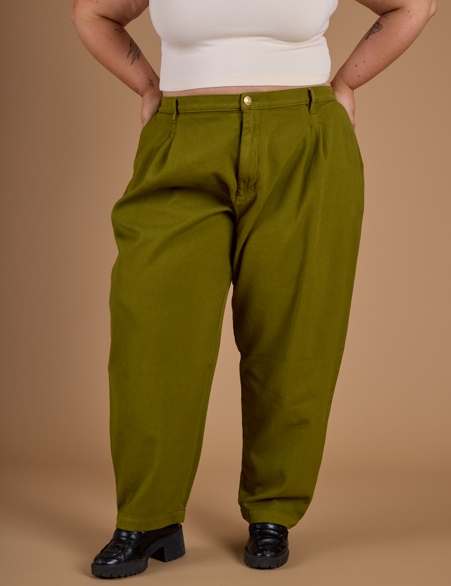 Heritage Trousers - Olive Green