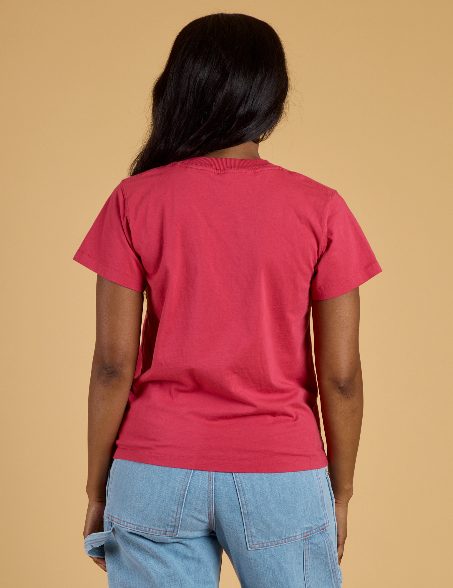 The Organic Vintage Tee - Hot Pink