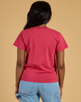 The Organic Vintage Tee - Hot Pink