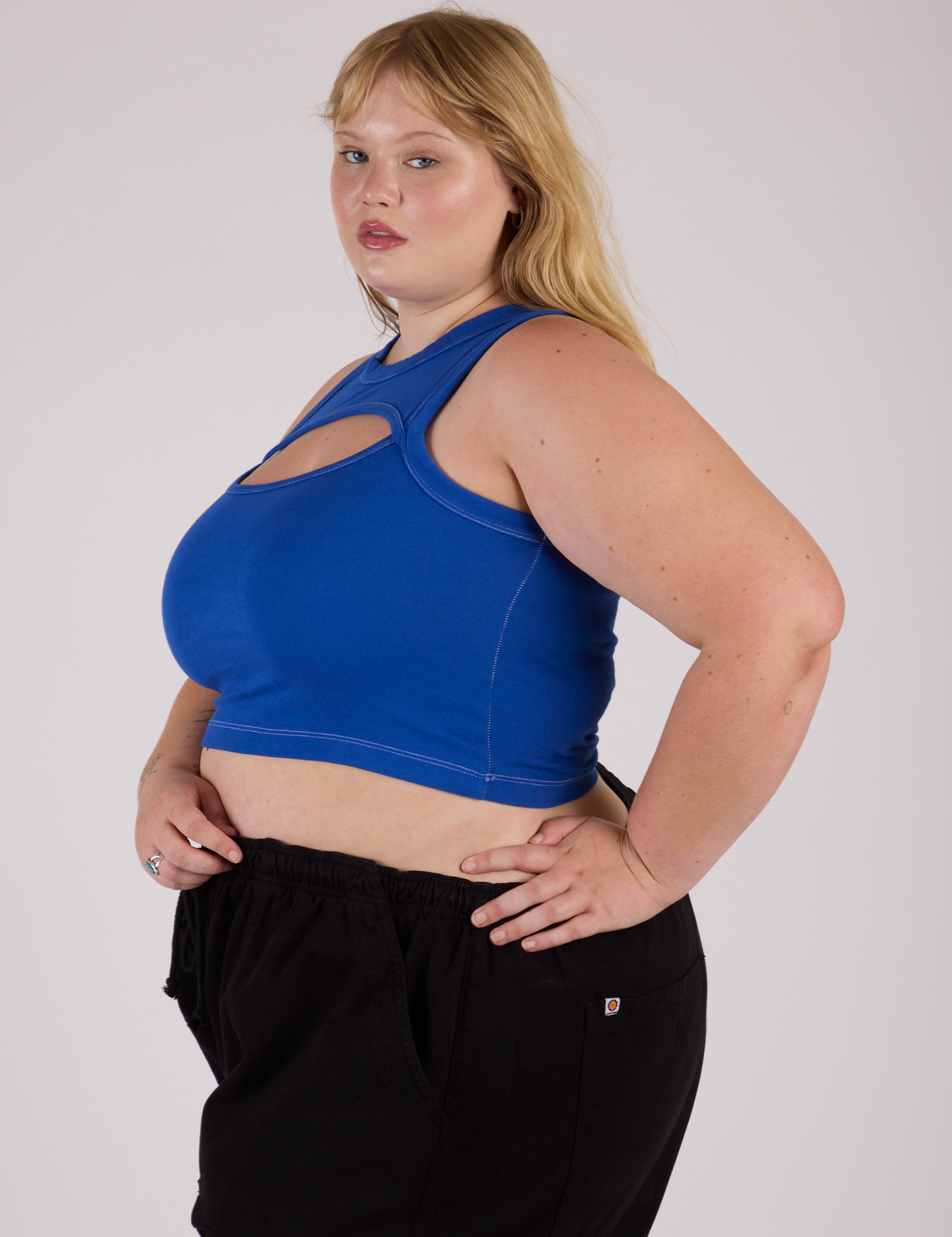 Porthole Tank - Royal Blue