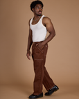 Railroad Denim Work Pants - Burnt Terracotta Overdye