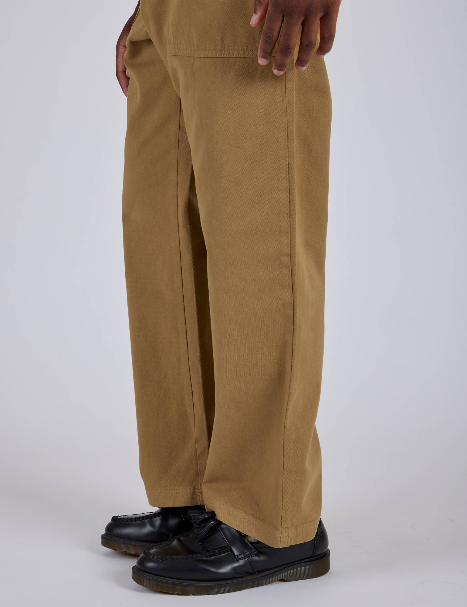 Short Sleeve Jumpsuit - Desert Brown
