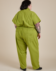 Short Sleeve Jumpsuit - Gross Green