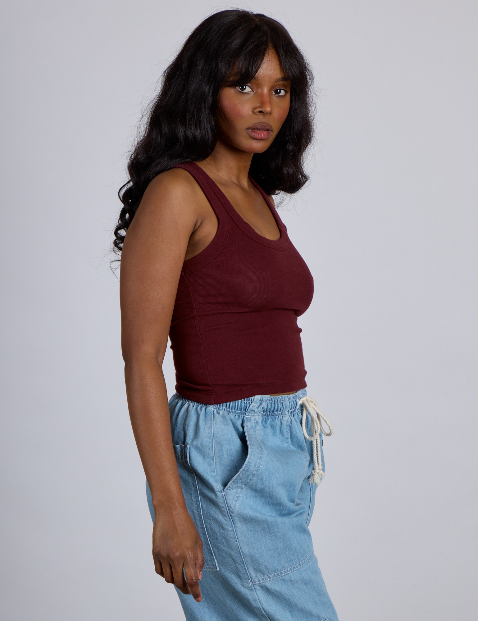The Tank Top - Red Wine