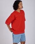 Burly Jersey - Mustang Red