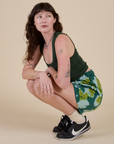 Heavyweight Sweat Shorts - Green Magic Waters