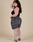 Heavyweight Sweat Shorts - Black Magic Waters