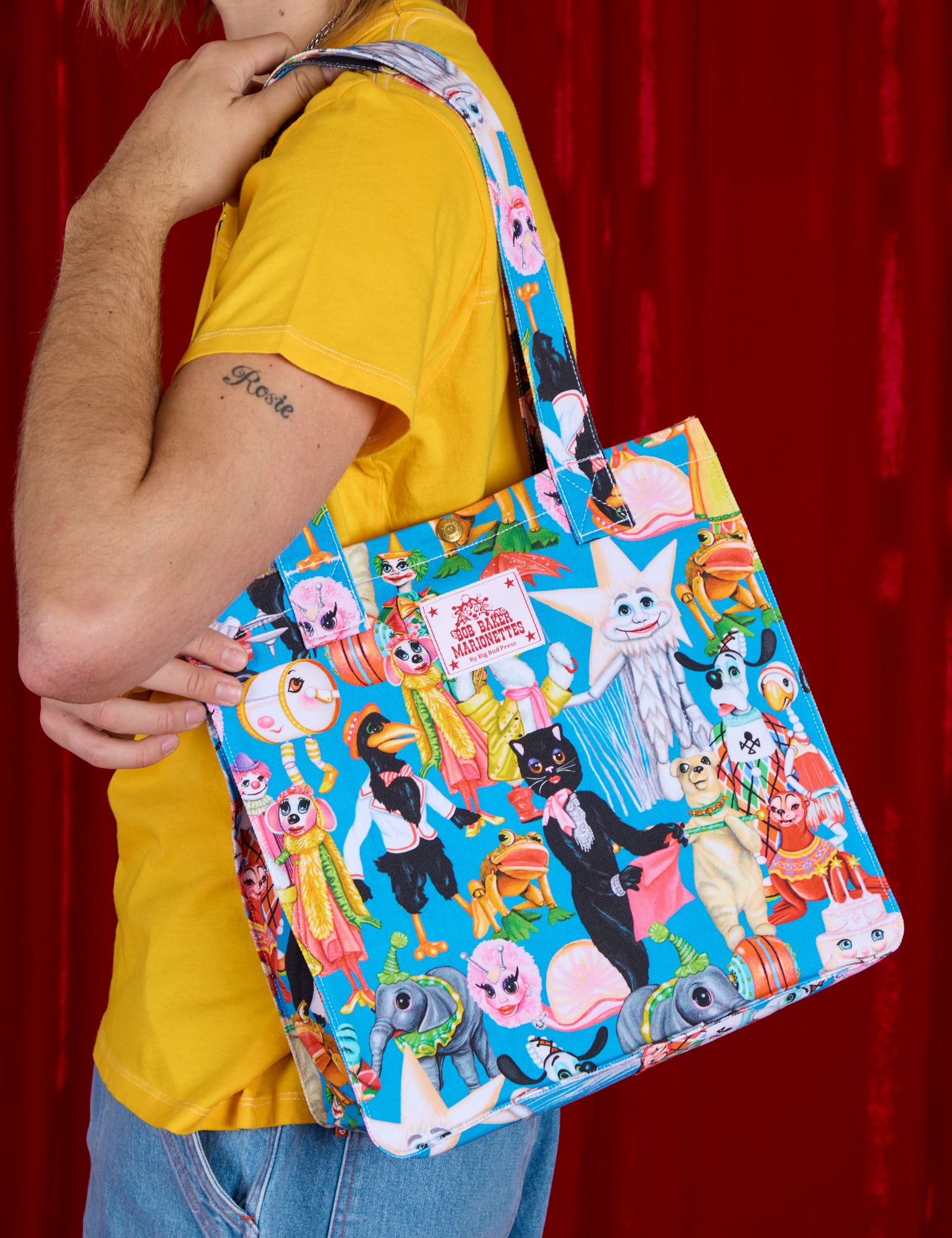 Bob Baker Puppets Printed Bags