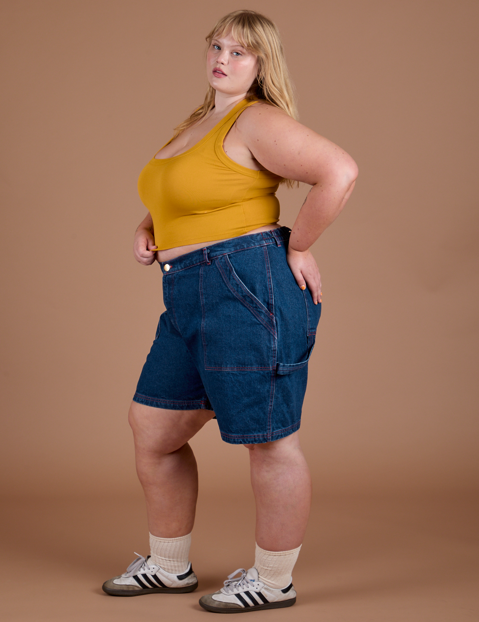 Carpenter Shorts - Dark Wash