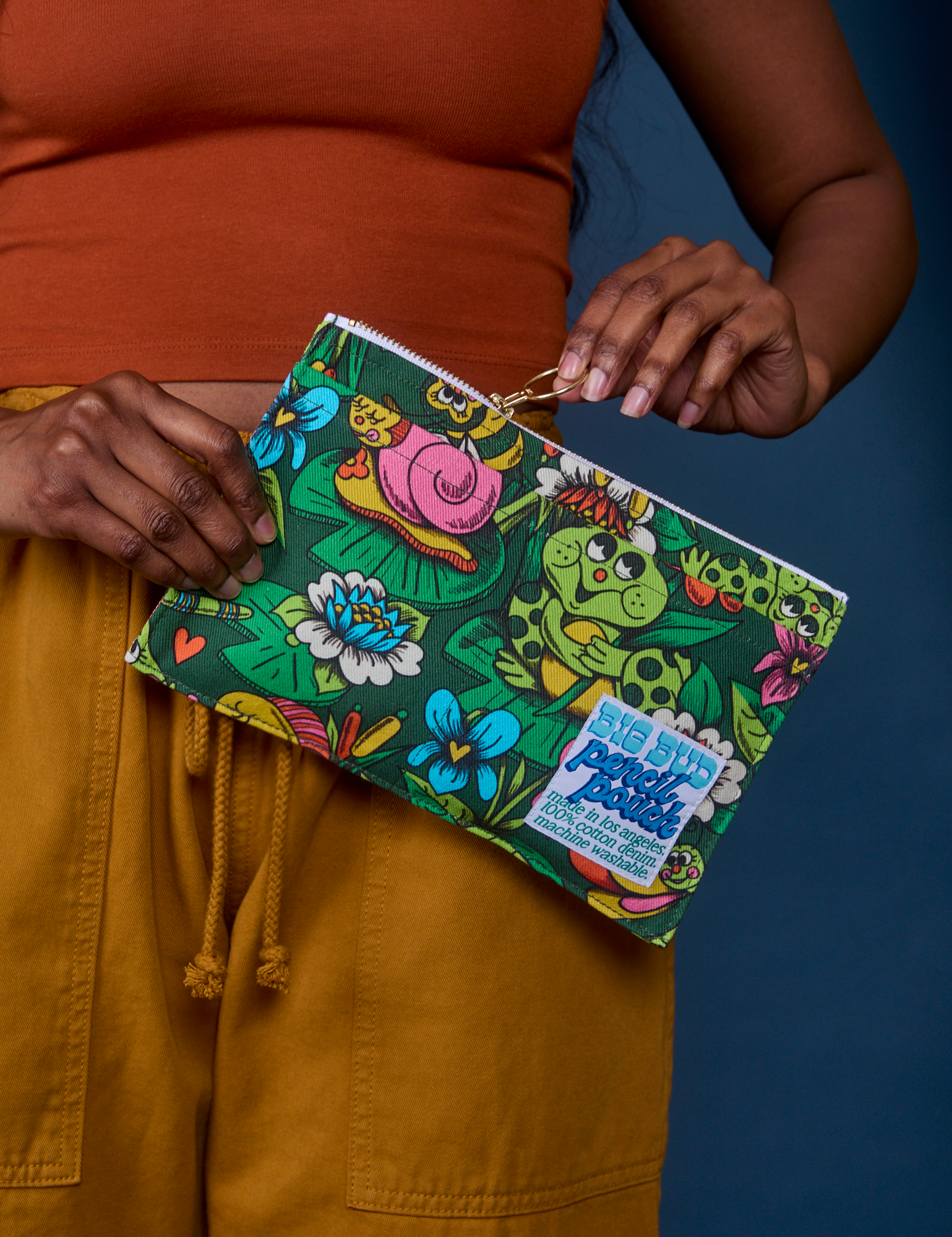 Pond Party Printed Pencil Pouch