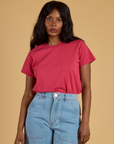 The Organic Vintage Tee - Hot Pink