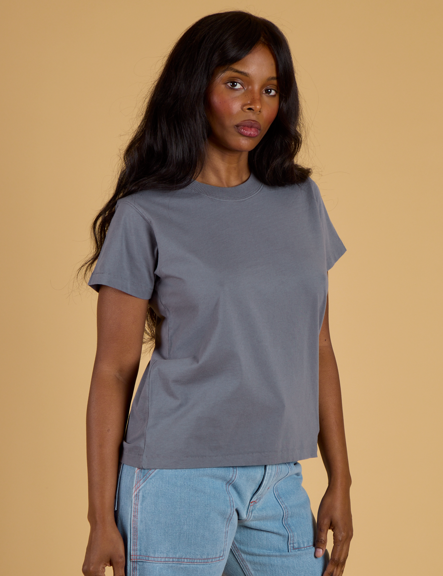 The Organic Vintage Tee - Washed Grey