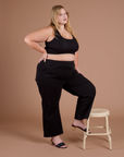 Action Pants in Basic Black and black Mini Tank worn by Juliet