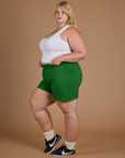 TRY-A-STYLE - Athletic Shorts - Forest Green *FINAL SALE*