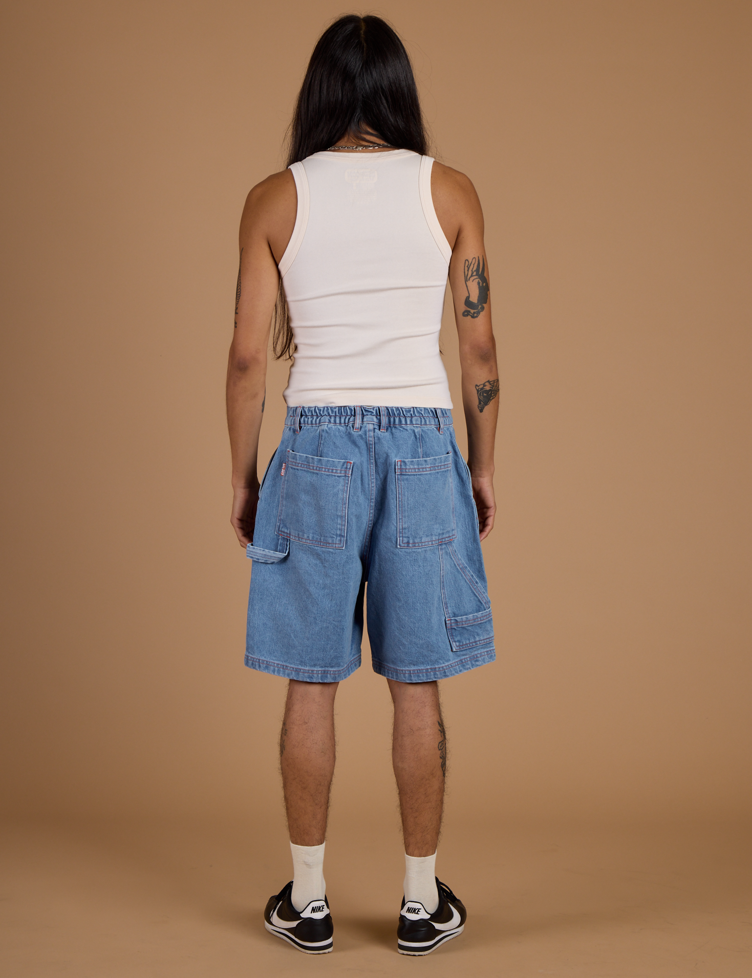 Carpenter Shorts - Medium Wash