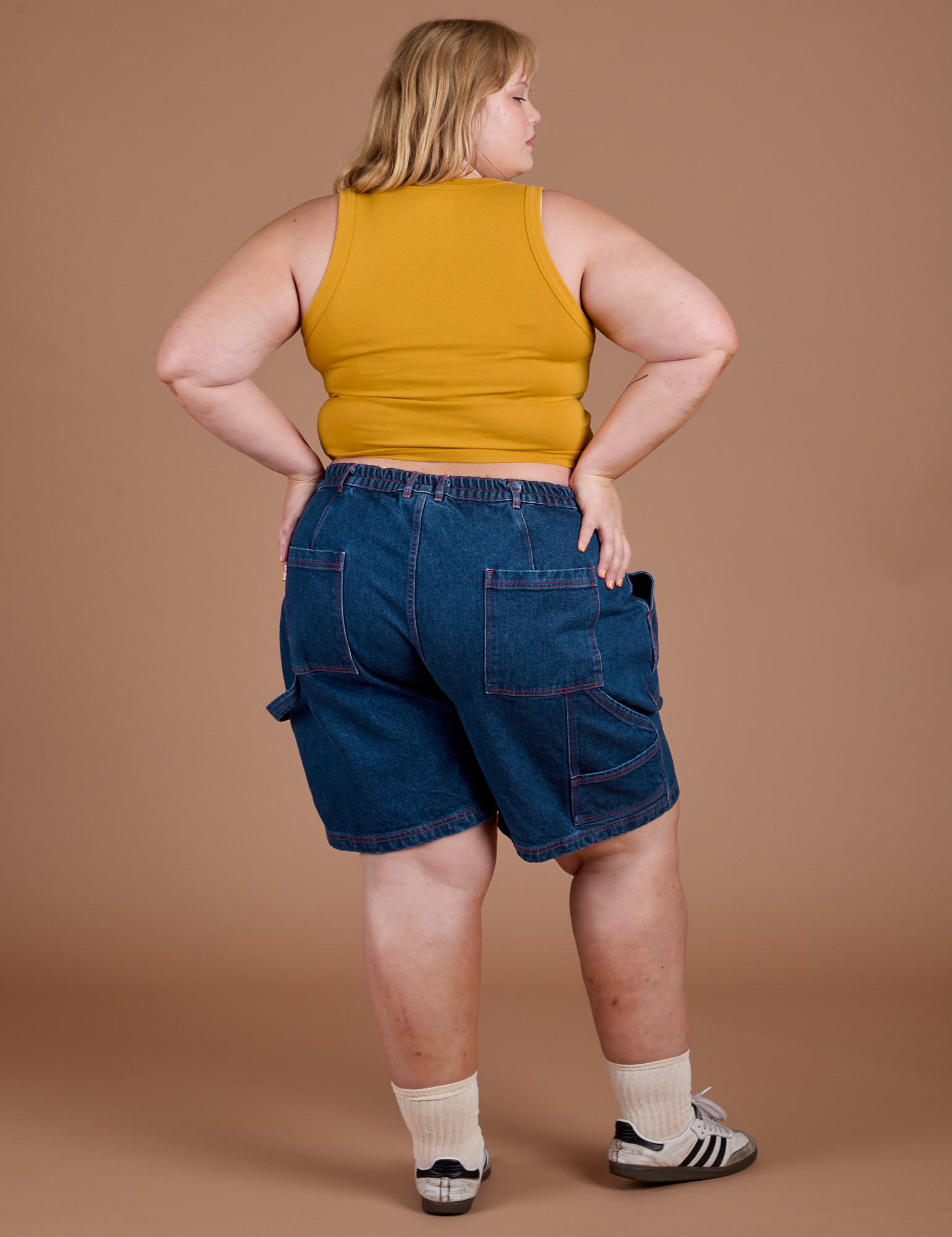 Carpenter Shorts - Dark Wash