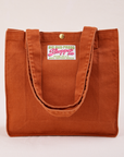 Shopper Tote Bag in Paprika
