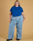 The Organic Vintage Tee - Royal Blue