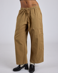 Drop Pocket Cargo Pants in Desert Brown on Kira