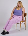 Work Pants - Lilac Purple