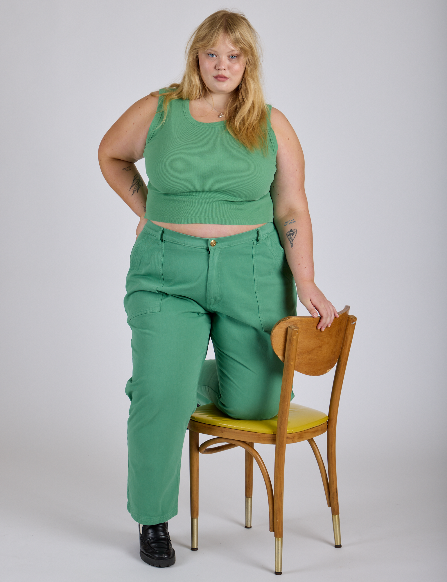 Work Pants - Seafoam Green