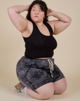 Heavyweight Sweat Shorts - Black Magic Waters